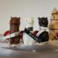 Handgemachte Alpaka-Kerzen aus Bienenwachs gross